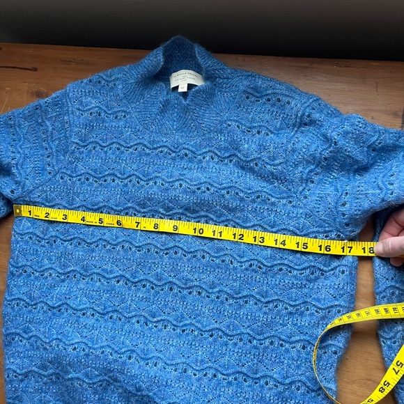 Sezane blue sweater size xs - Picture 5 of 7